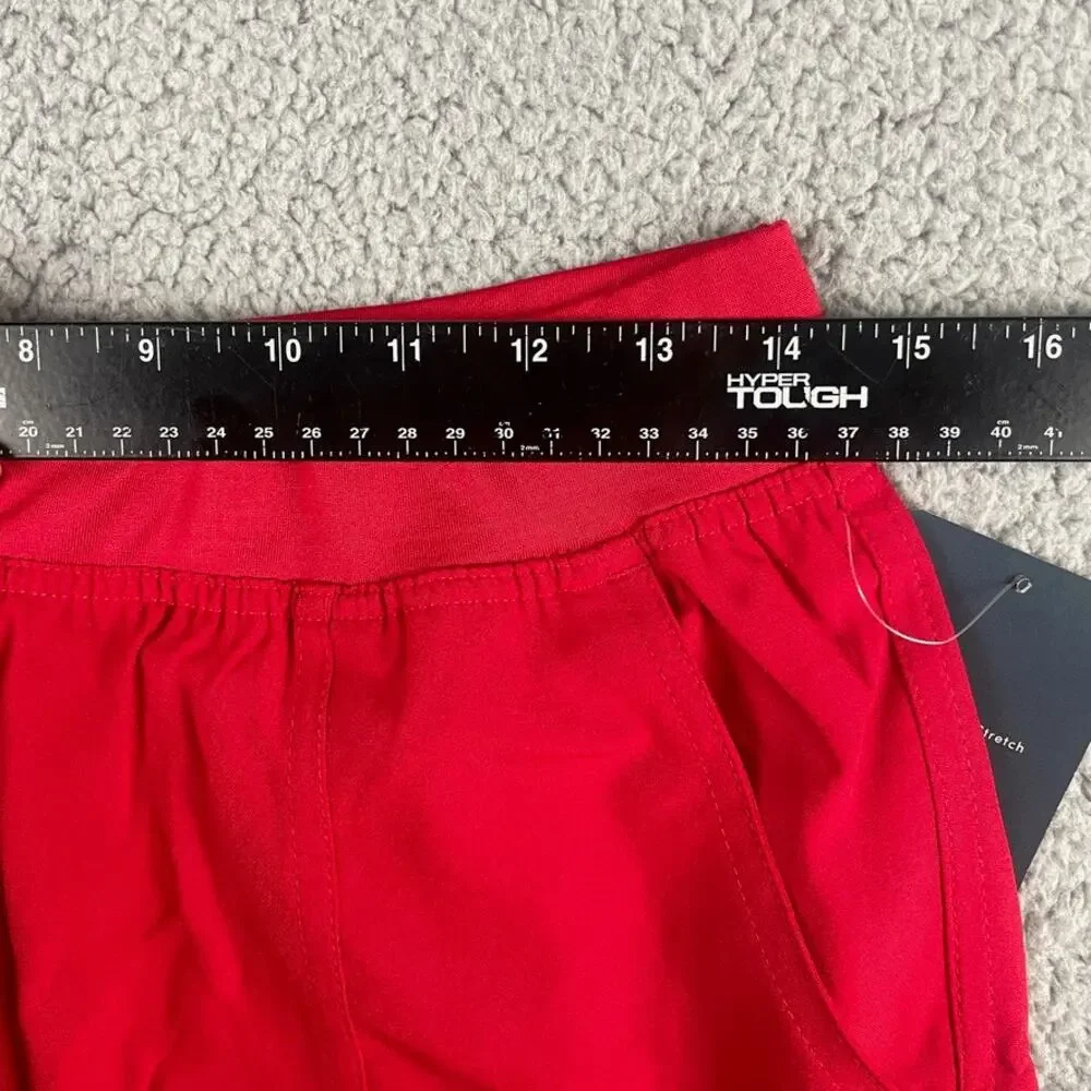 Med Couture Women's S Petite Red 'Energy Collection' Yoga 2 Cargo Pocket Pant - Picture 11 of 15